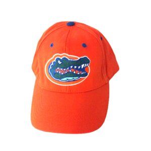 FL Gators Adjustable Baseball Hat Men’s One Size Bright Orange Green Gator Logo